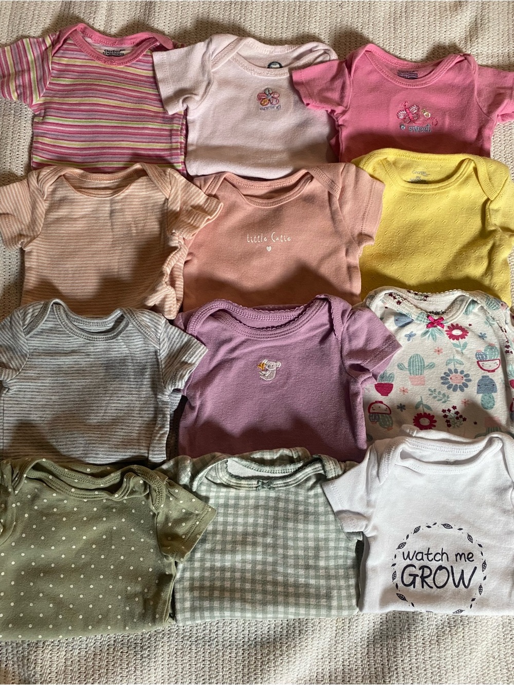 Assorted Baby Girl Bodysuit Lot